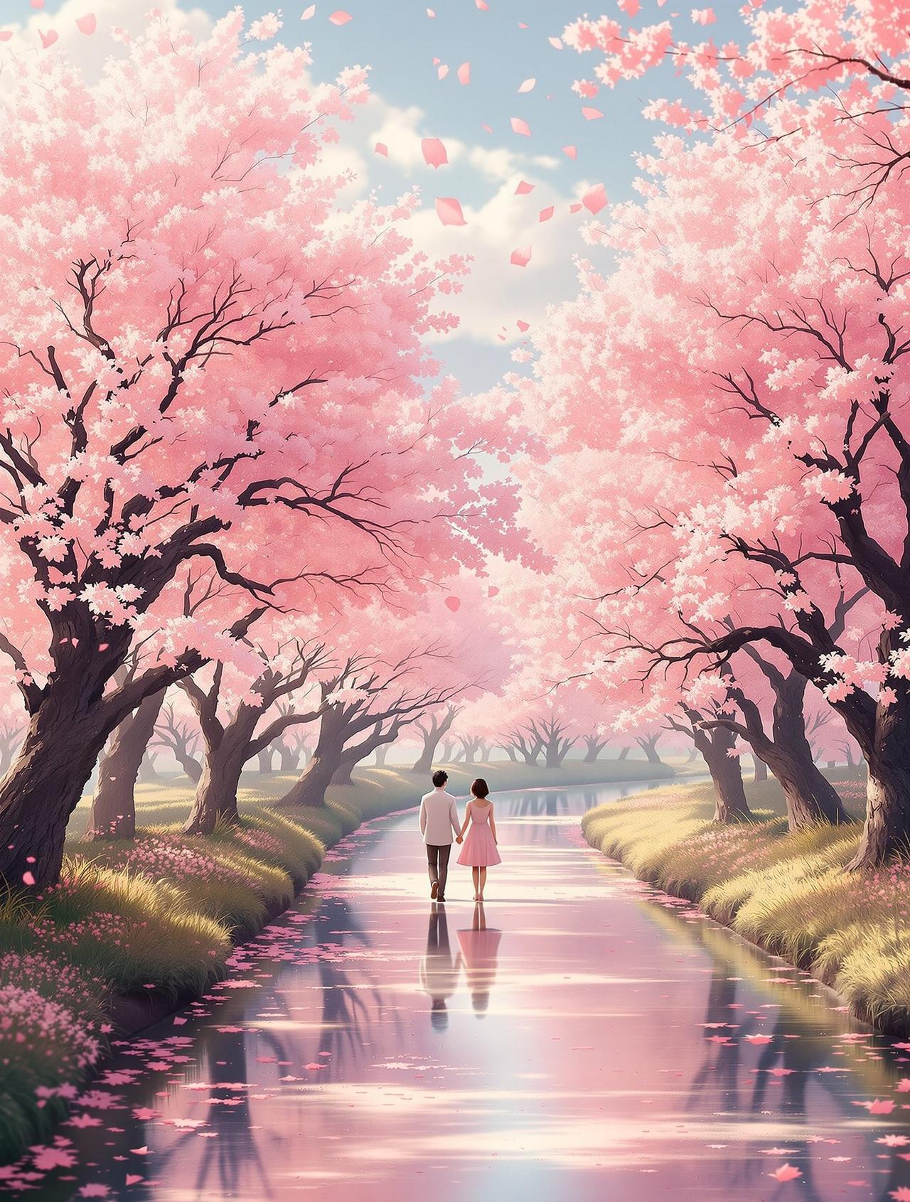 芊芊影视影视作品樱花下的约定海报